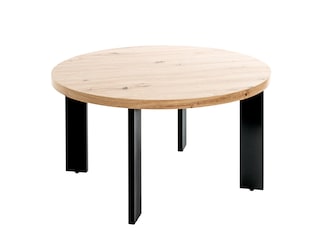 Couchtisch 75 x 42 cm braun/schwarz
