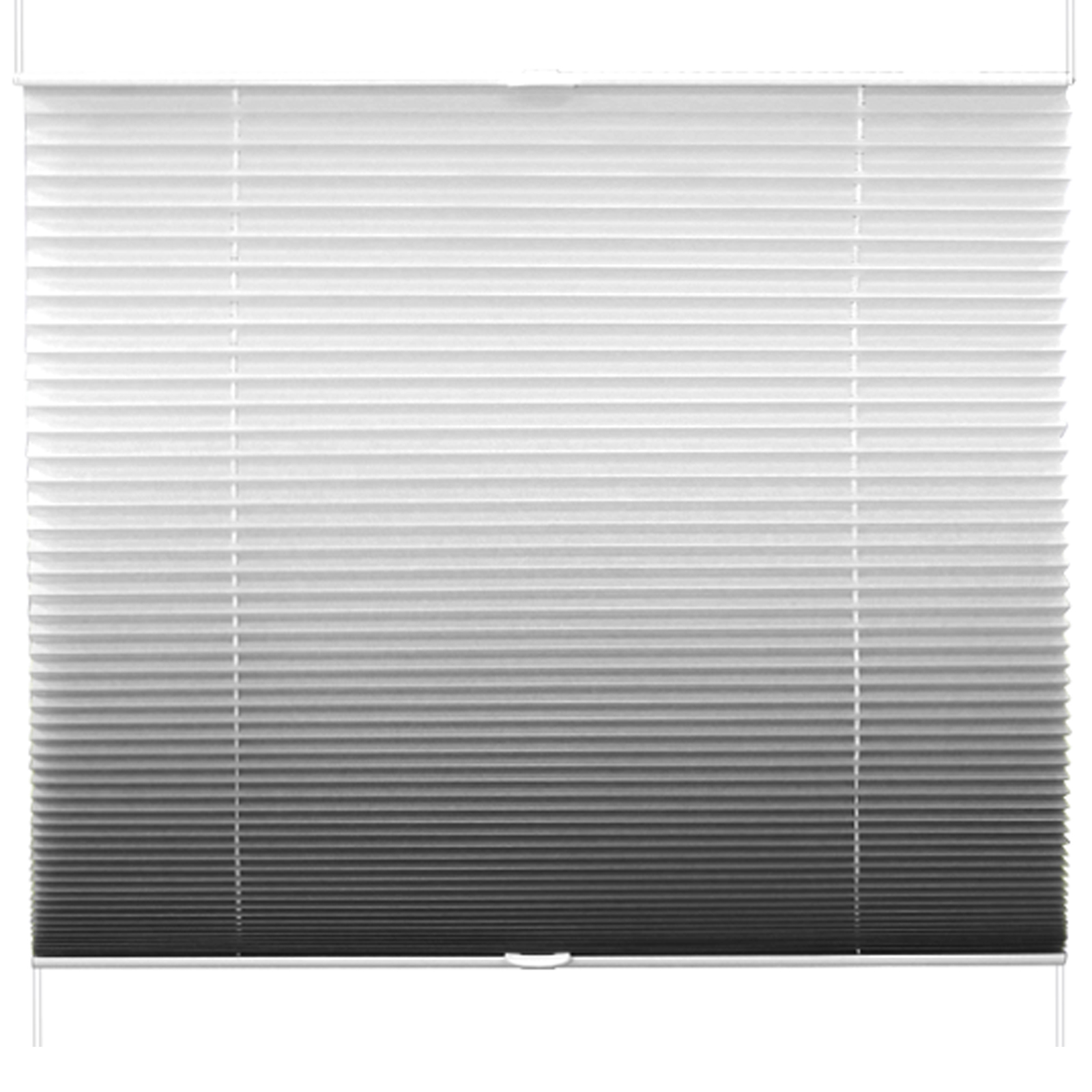 Plissee - anthrazit - Farbverlauf - 40x130 cm