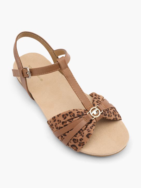TOM TAILOR Sandale Braun