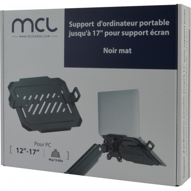 MCL MS3B99ASPCEU1709N Support de livres Supports de Laptop Noir 43,2 cm (17