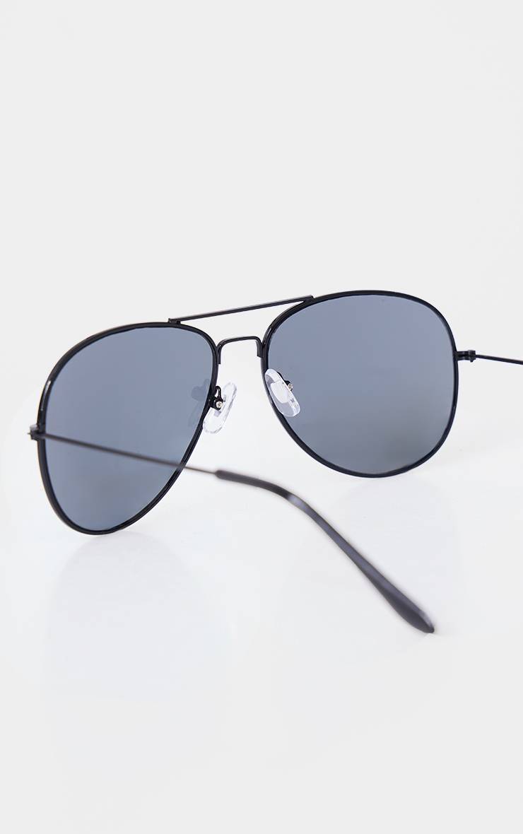Lunettes De Soleil Aviateur En Métal
