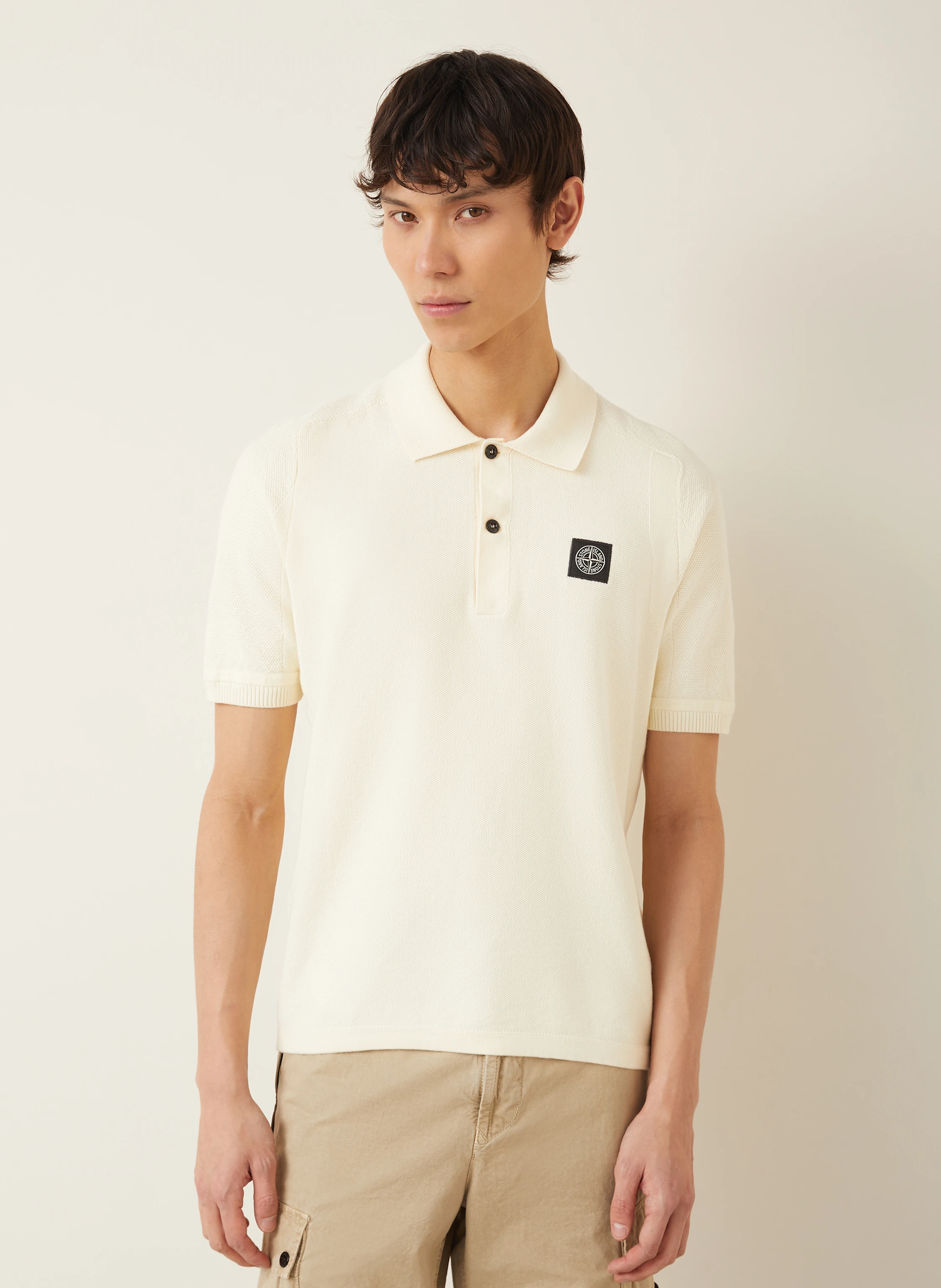 STONE ISLAND Strick-Poloshirt