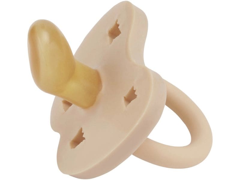 HEVEA Nuggi Orthodontic Sand 3-36 Monate Schnuller mit kieferorthopädischem Sauger