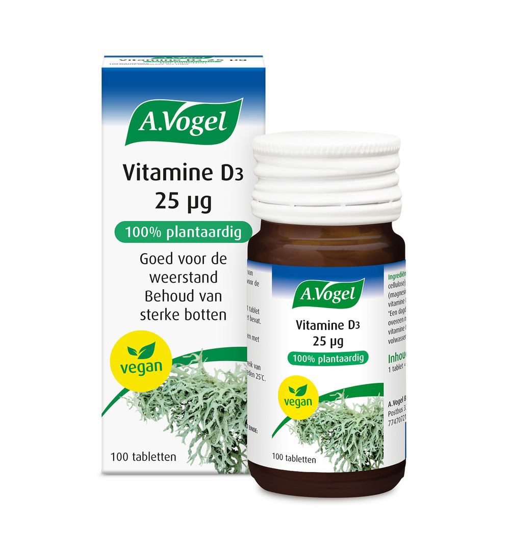A.Vogel Vitamine D3 25ug (100 tabletten)