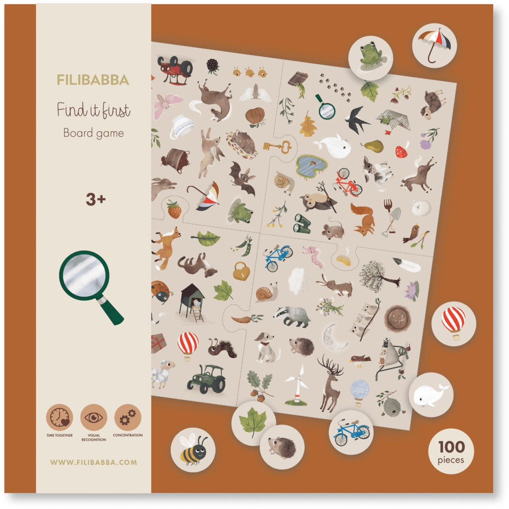 Køb FILIBABBA Who Finds It First? Board Game