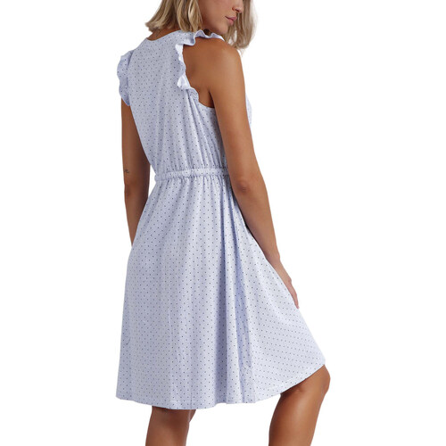Admas - Camisón Stripes And Dots Azul