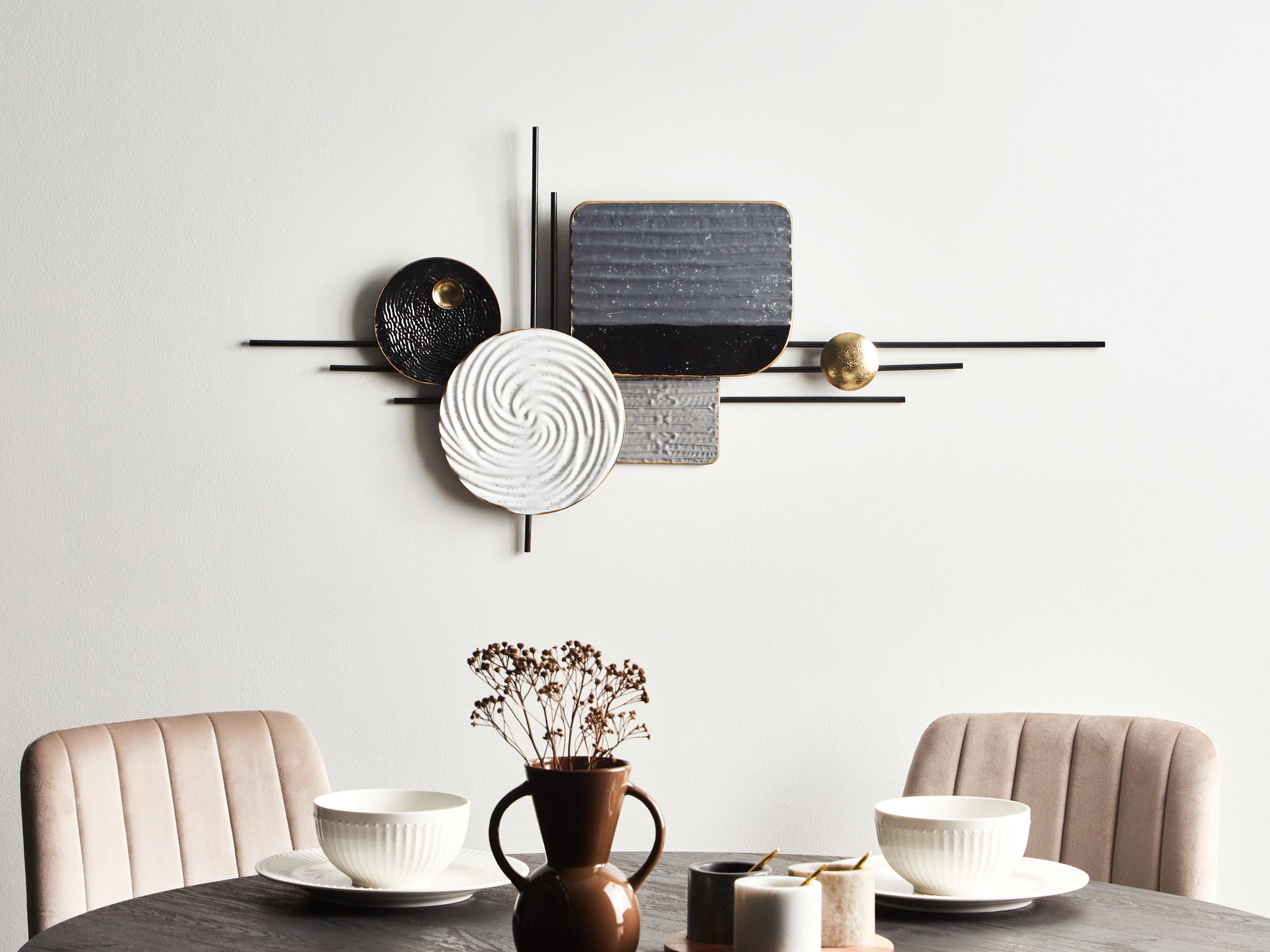 Wanddecoratie OVAR Metaal 50 cm Grijs