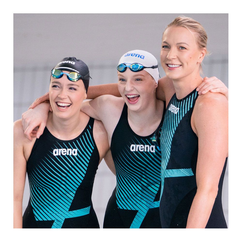Arena COBRA CORE SWIPE MIRROR - Lunettes natation blue/white