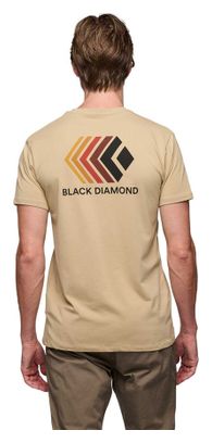 T-Shirt Black Diamond Faded Beige
