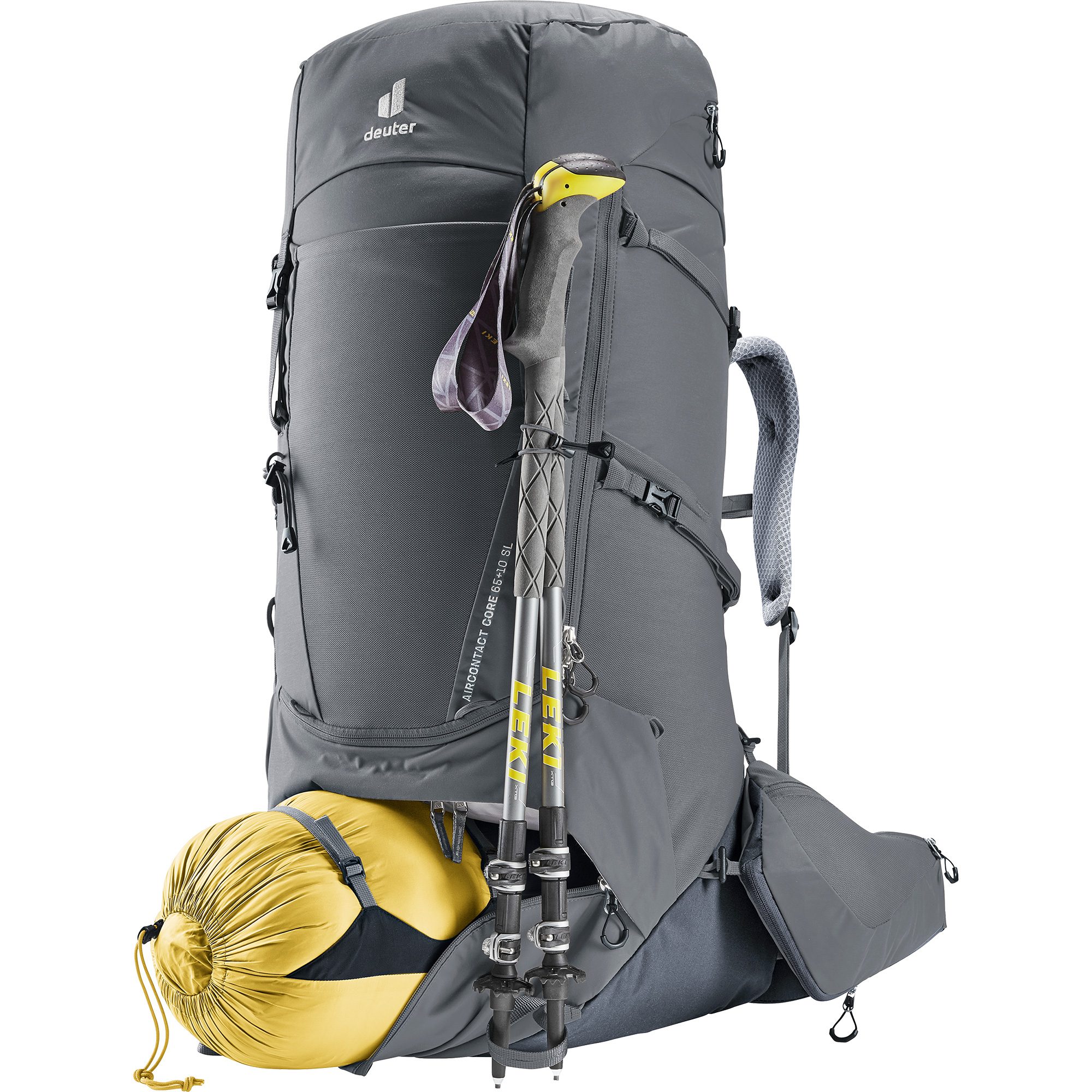 deuter Aircontact Core 65+10 SL Trekkingrucksack Damen graphite black