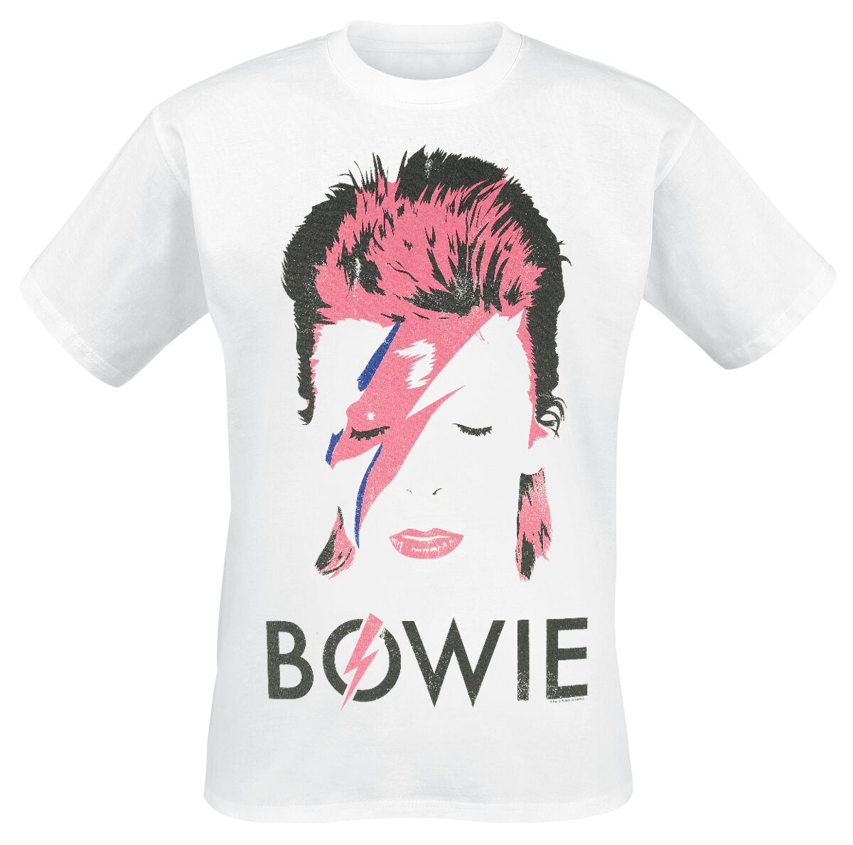 Aladdin Sane Usé | David Bowie T-Shirt Manches courtes