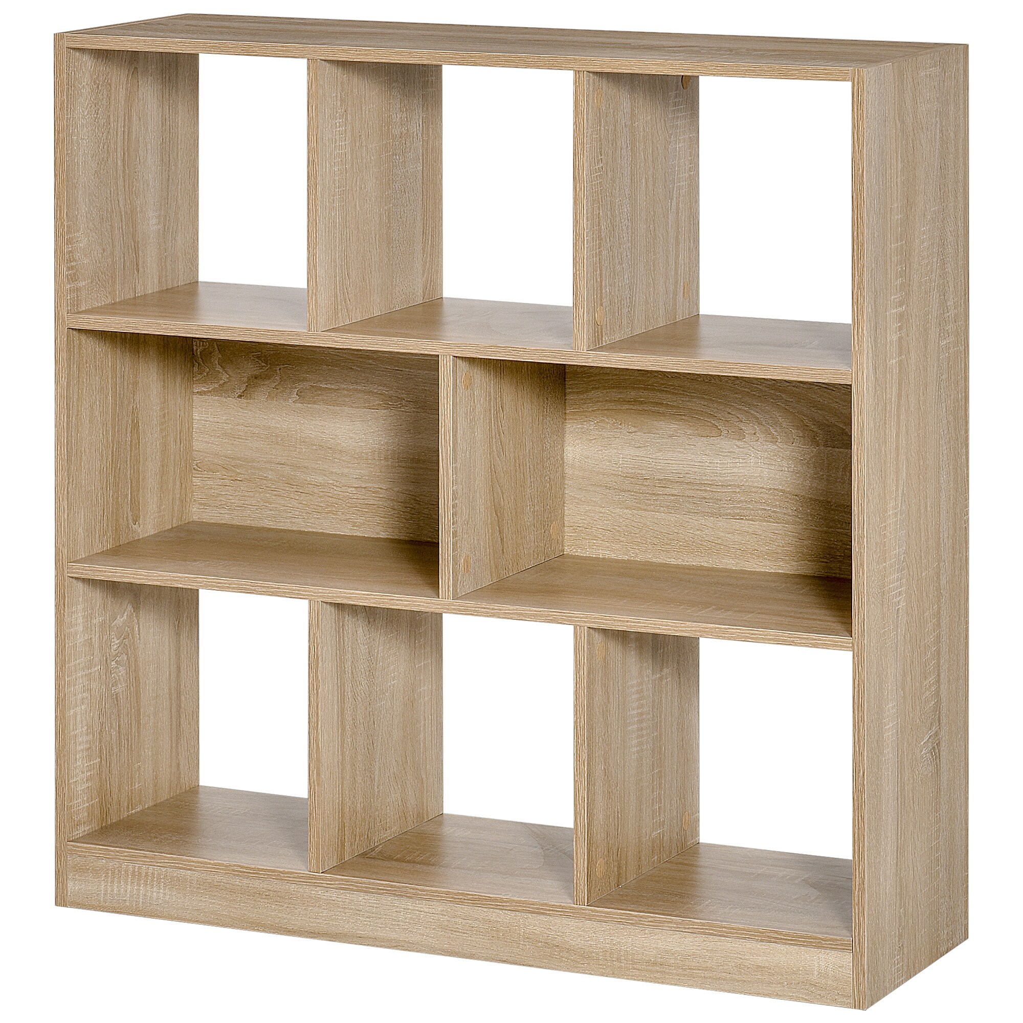 HOMCOM Standregal Mit Kippsicherung natur 97,5L x 30B x 100Hcm
