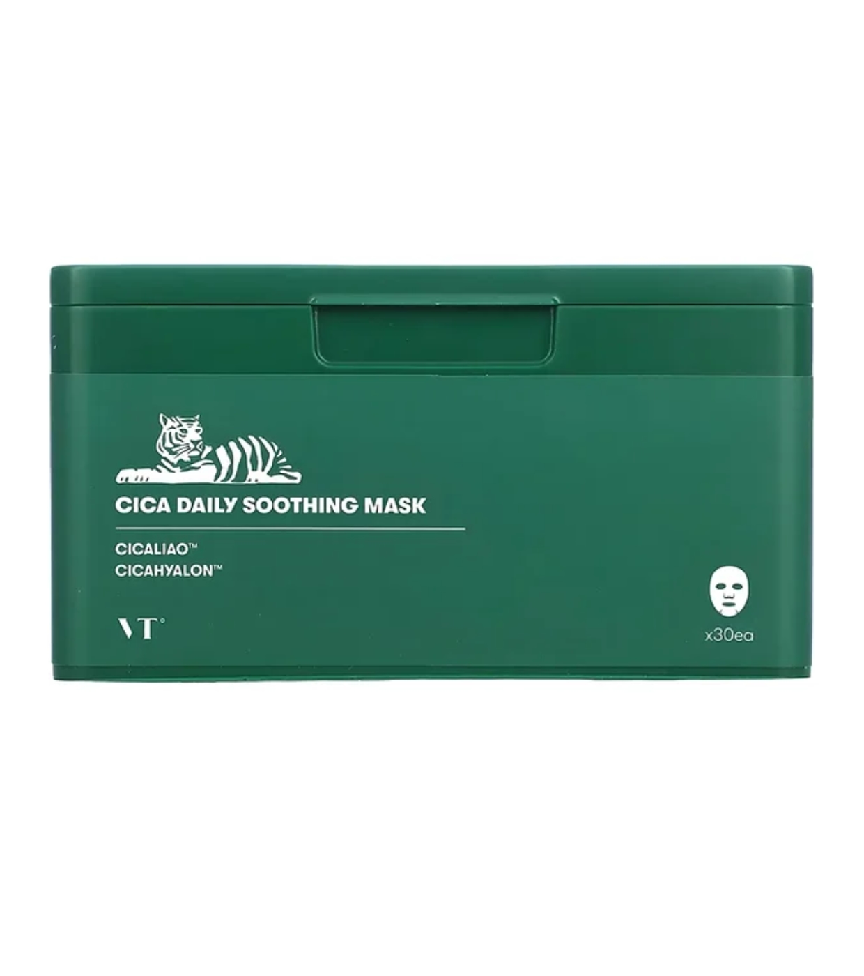 VT Cosmetics - Cica Daily Soothing Máscara Facial Pack - 30 unidades