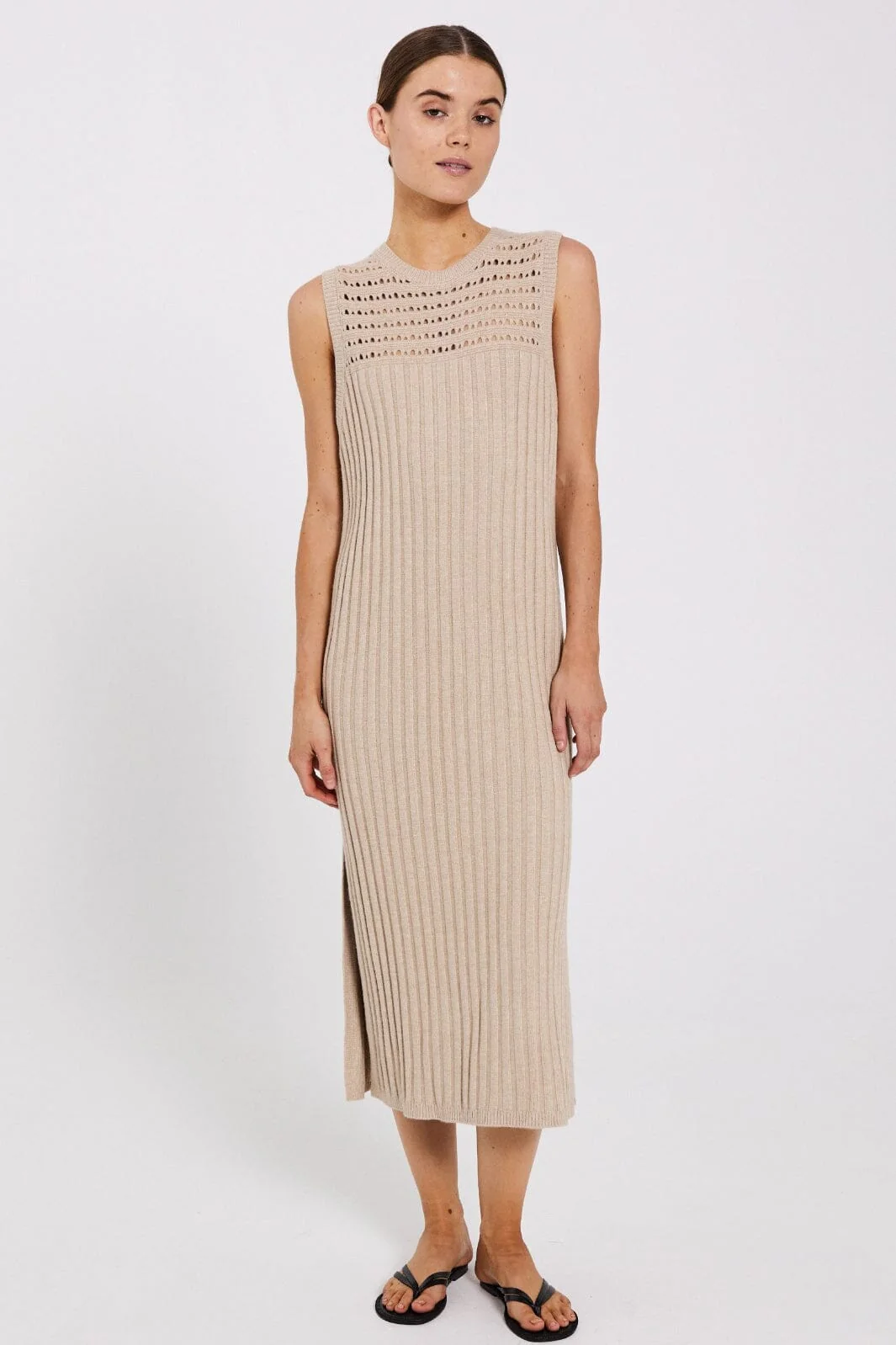 NORR Crome Rib Knit Dress