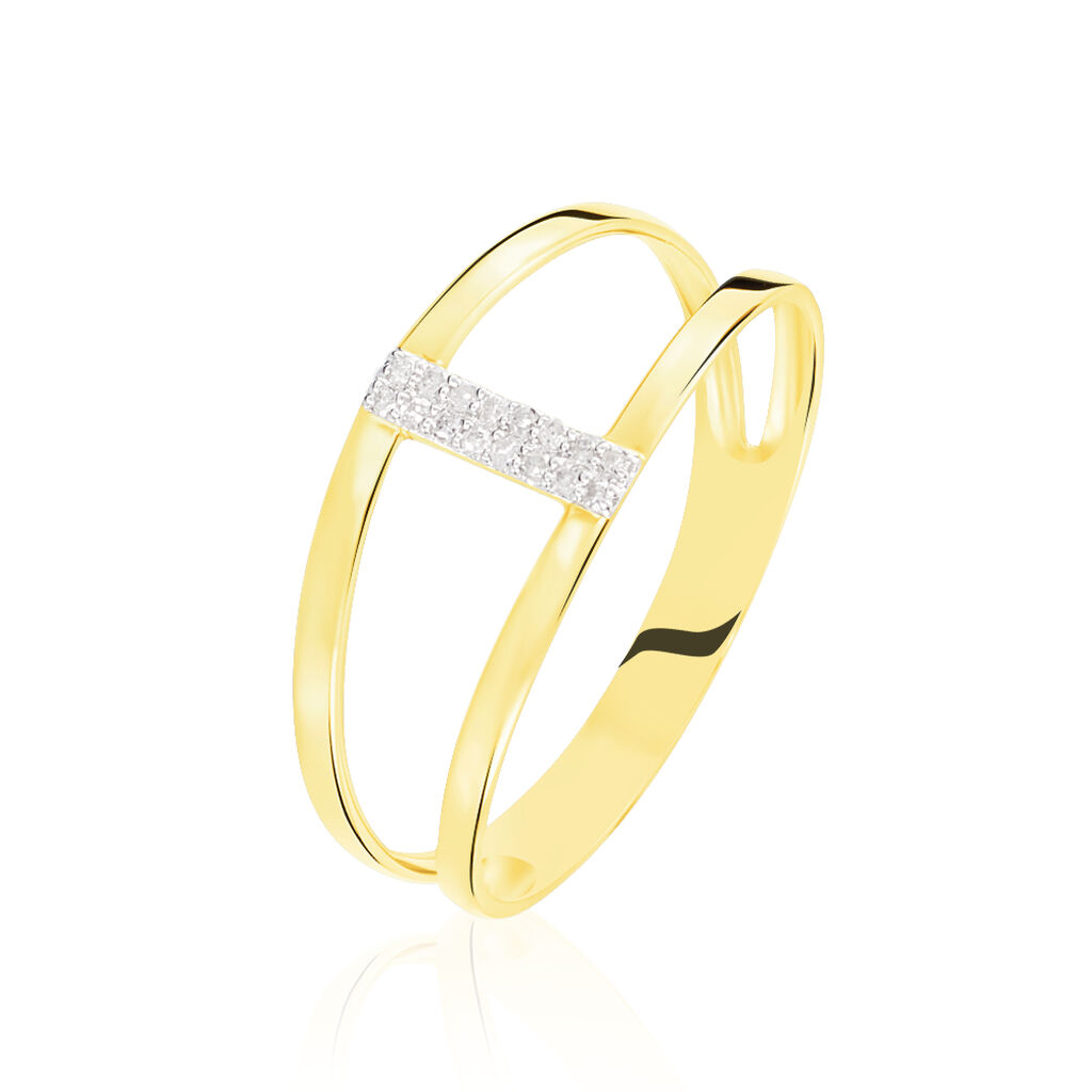 Bague Deborah Or Jaune Diamant