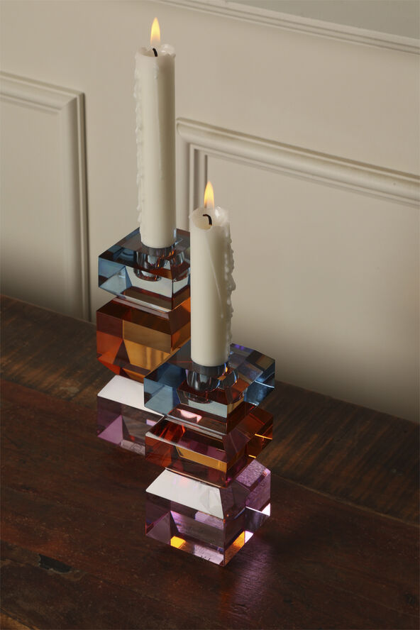 AU Maison Krystal stage, violet/rav/kobolt, 15x6x6 cm