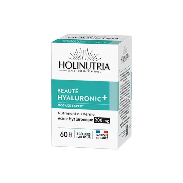 Holinuría Ácido Hialurônico Puro, um componente da pele, 60 cápsulas vegetais