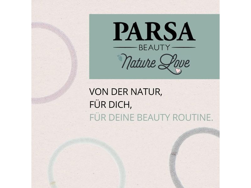 Parsa Beauty Haargummi Nature Love Mehrfarbig 15 Stück Sanfte, starke und vielseitige Haargummis