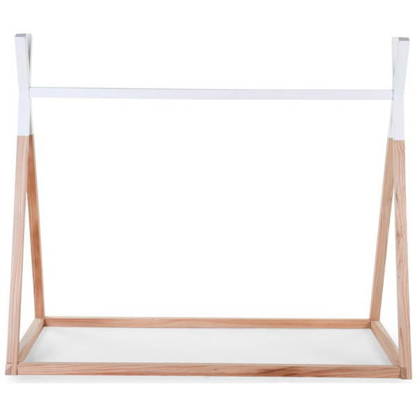 ChildhomeChildhome   Kinderbett Rahmen Tipi natur/weiss