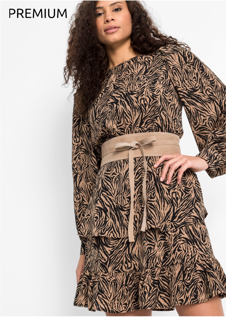 Ceinture en cuir à nouer