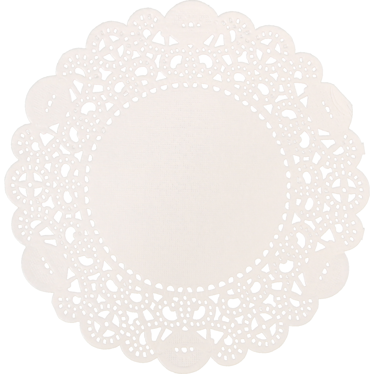 Taartrand, papier, Ø140mm, rond, wit