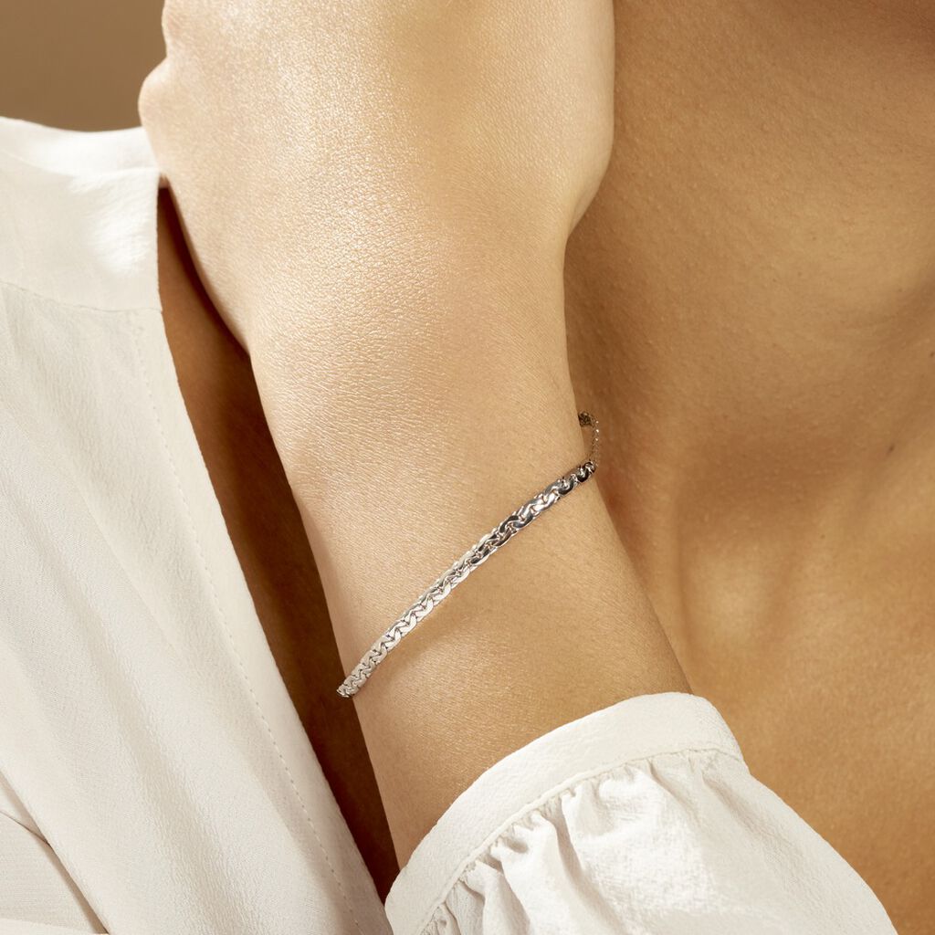 Bracelet Fatima-zora Or Blanc