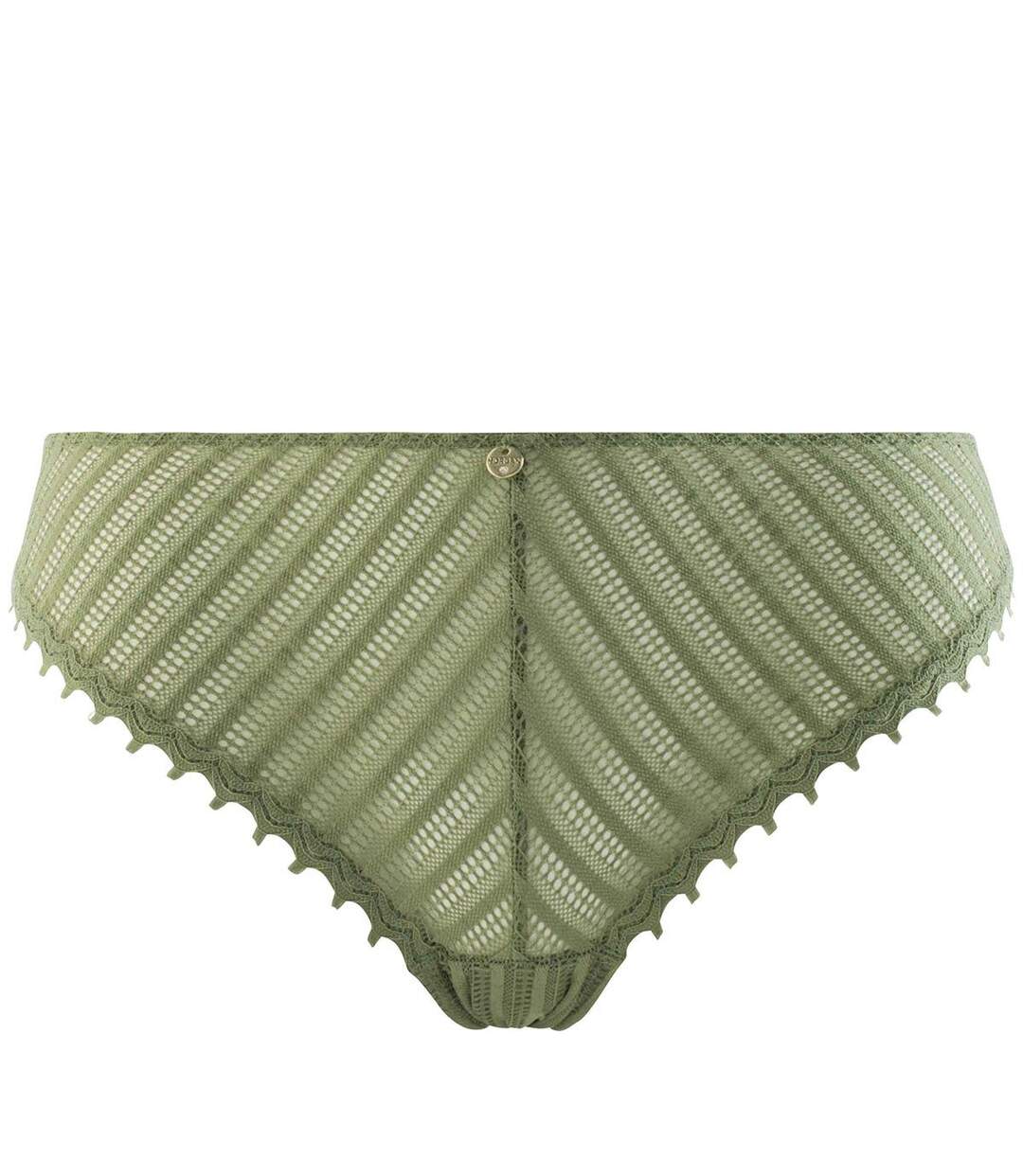Slip kaki Kenza dentelle