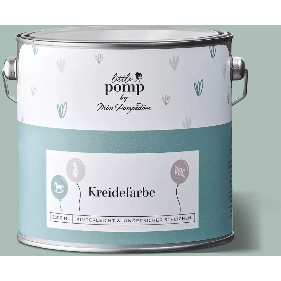 LittlePomp Kreidefarbe Grün & Sanft 2.5L