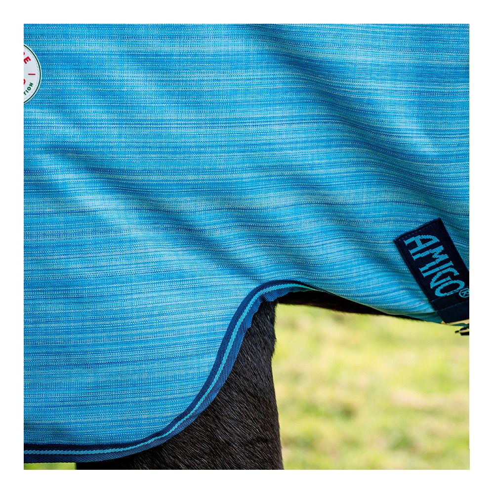 Horseware AMIGO HERO REVIVE PLUS 900D 200G - Couverture de paddock ocean blue