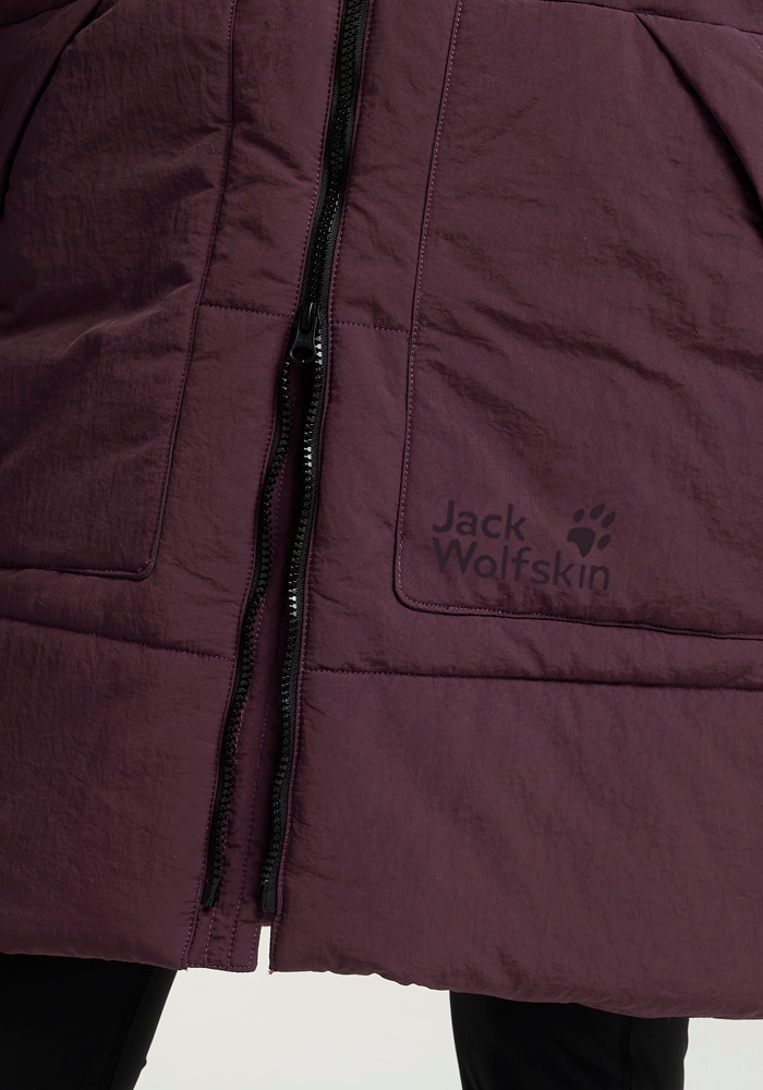 Jack Wolfskin Funktionsmantel »NORTHERN LITE COAT W«, Wärmend, winddicht, Übergangsjacke