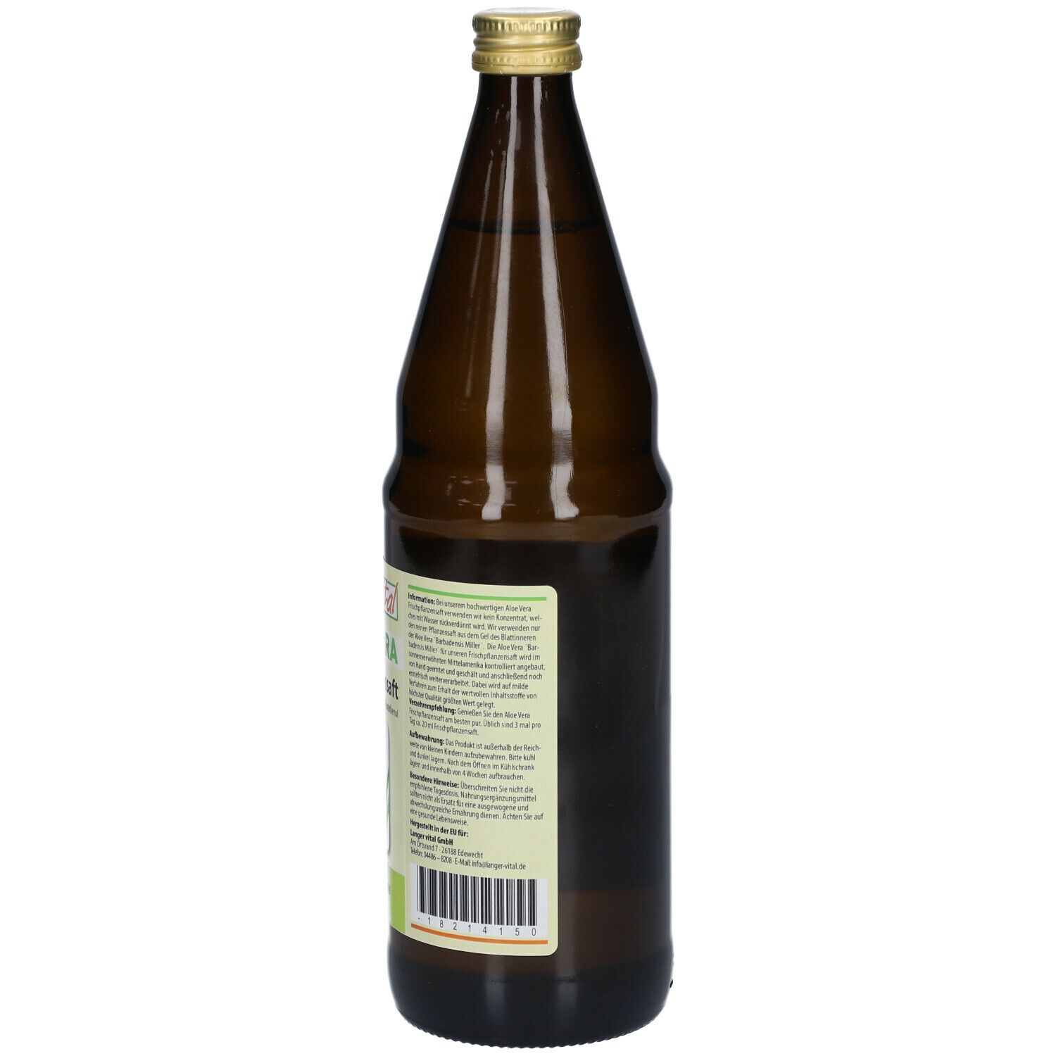 Aloe Vera Frischpflanzensaft 99,6 %