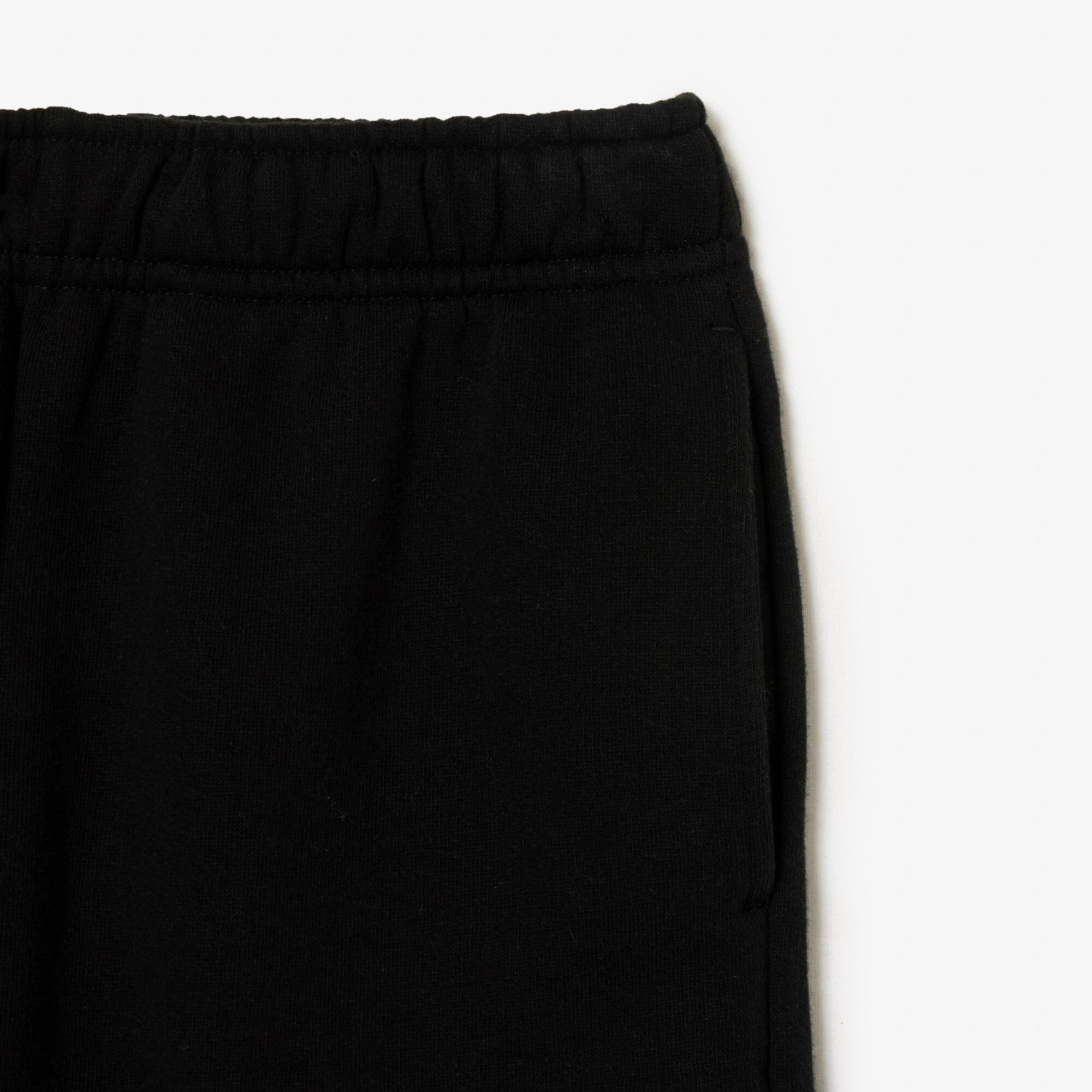 Short enfant Lacoste en molleton gratté de coton biologique Pantalons & Shorts - Noir - Lacoste - Enfant