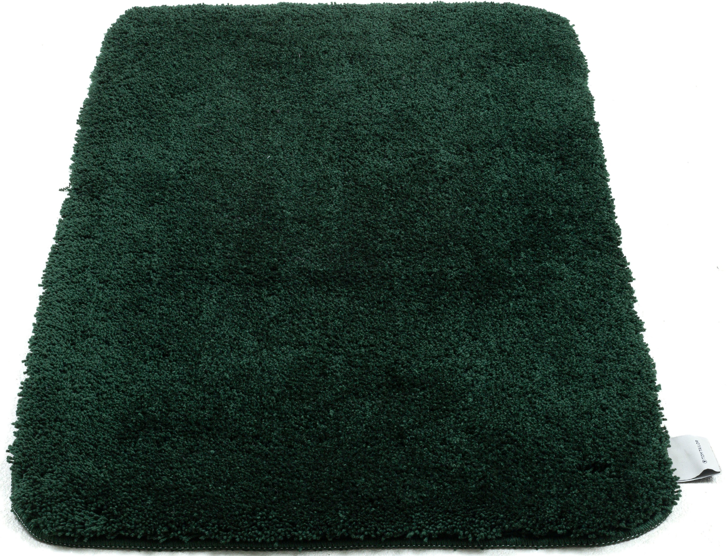 TOM TAILOR HOME Badematte »Cozy Bath UNI« Höhe 27 mm rutschhemmend beschichtet fussbodenheizungsgeeignet Badteppich, Uni Farben, rechteckig, rund und oval erhältlich