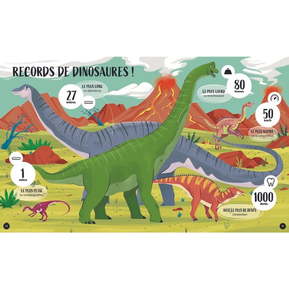 Coffret Mega Atlas des Dinosaures