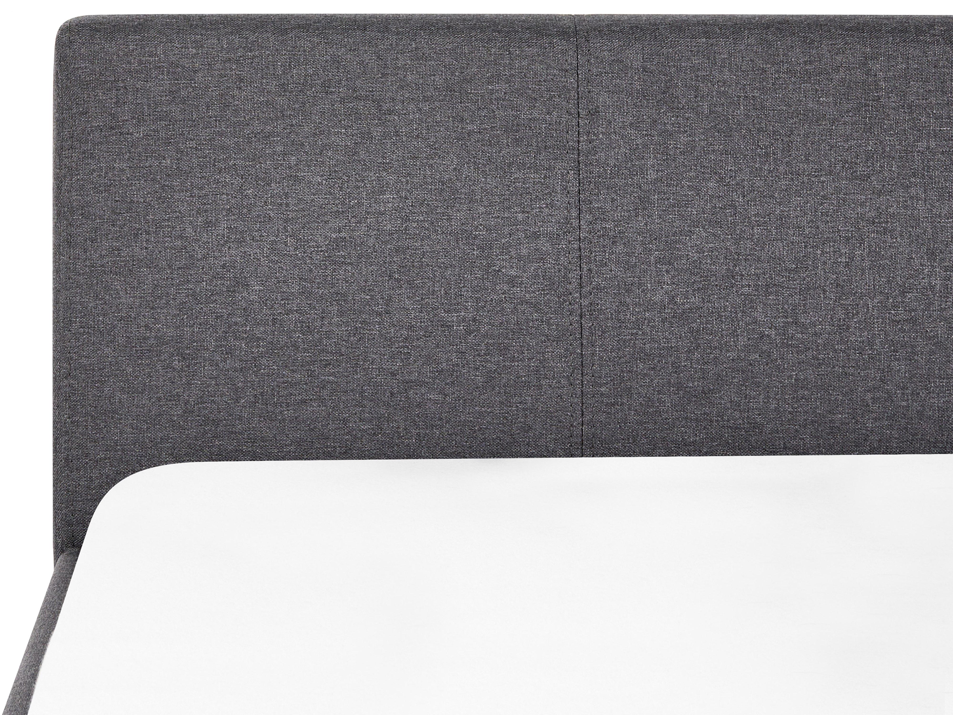 Onderschuifbed Stof MARMANDE 90 x 200 cm Donkergrijs