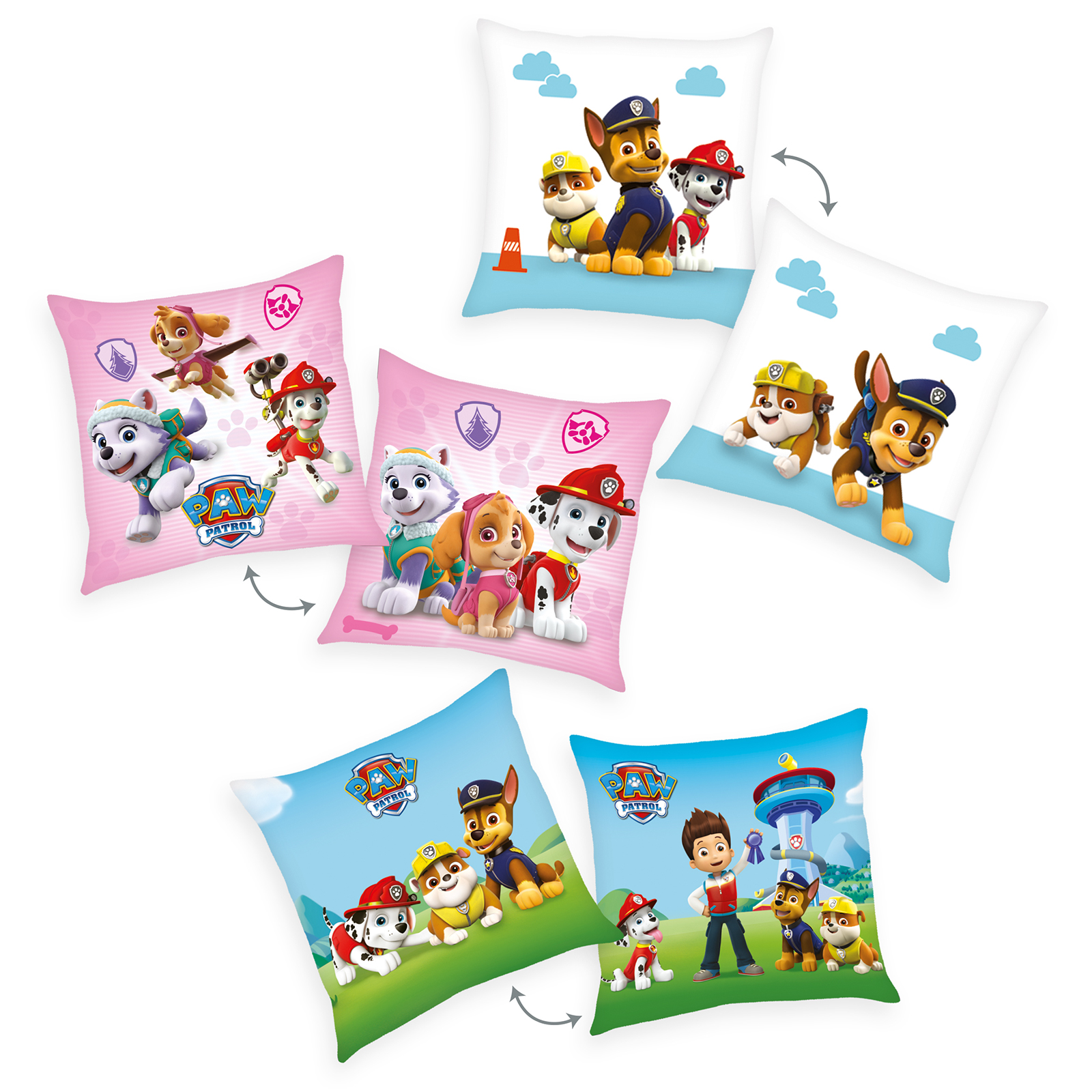 Wende-Kissen PAW PATROL - sortiert - 40x40 cm