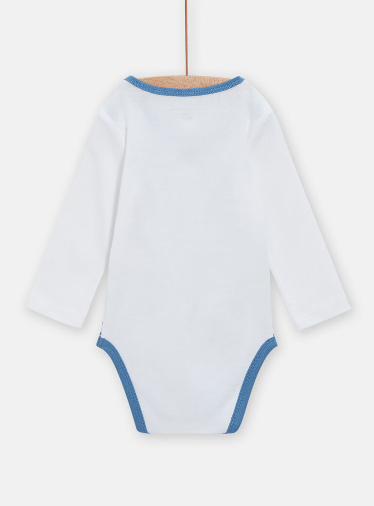 Lot de 2 body manches longues imprimés pour bébé garçon