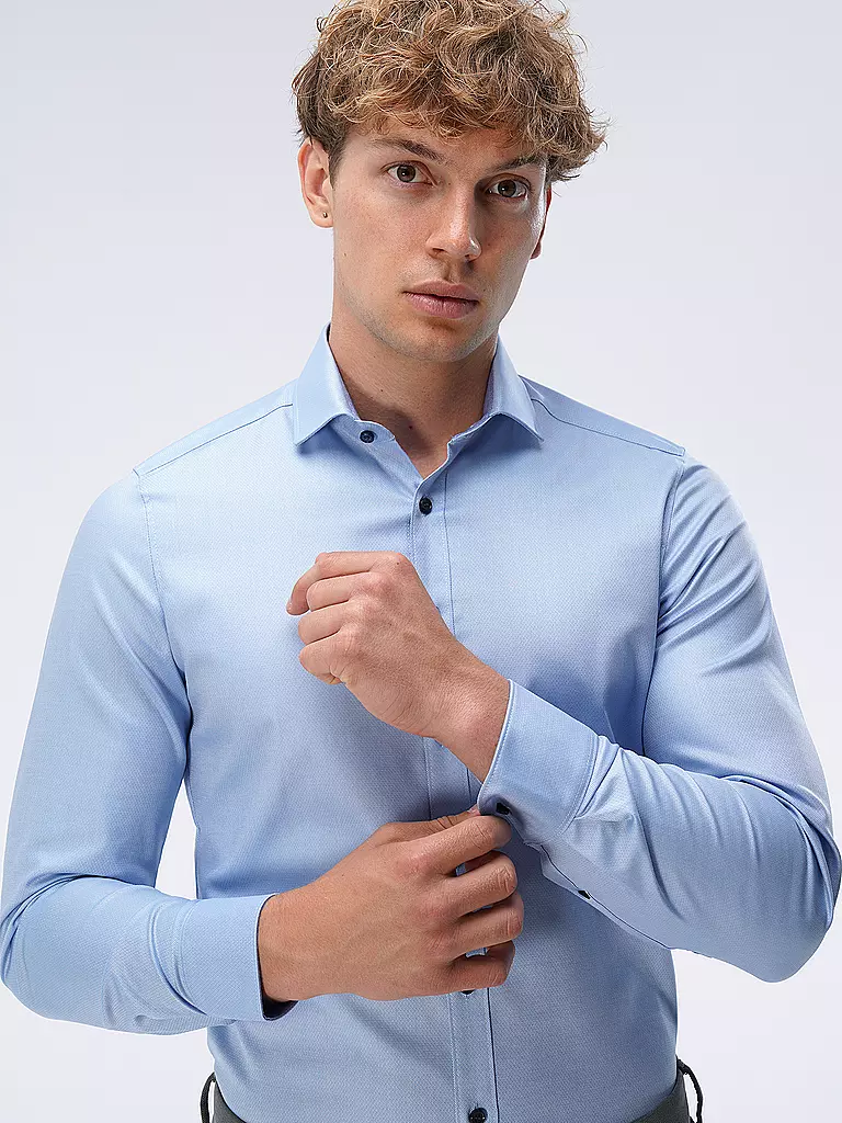 OLYMP LEVEL FIVE Hemd Body Fit hellblau