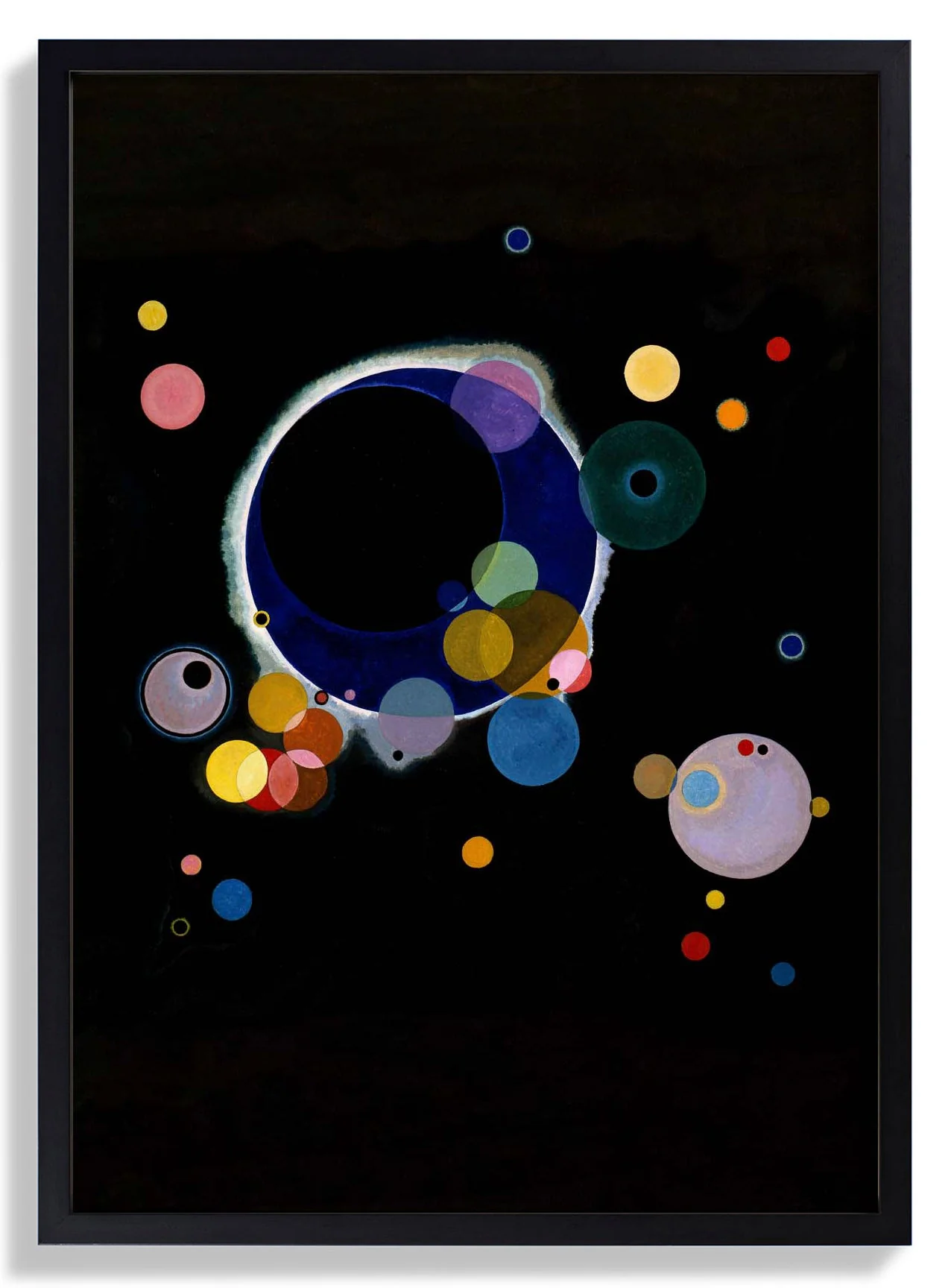 Mehrere Kreise von Wassily Kandinsky