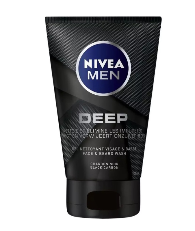 Nivea Men Deep Face- en Beardwash 100ml