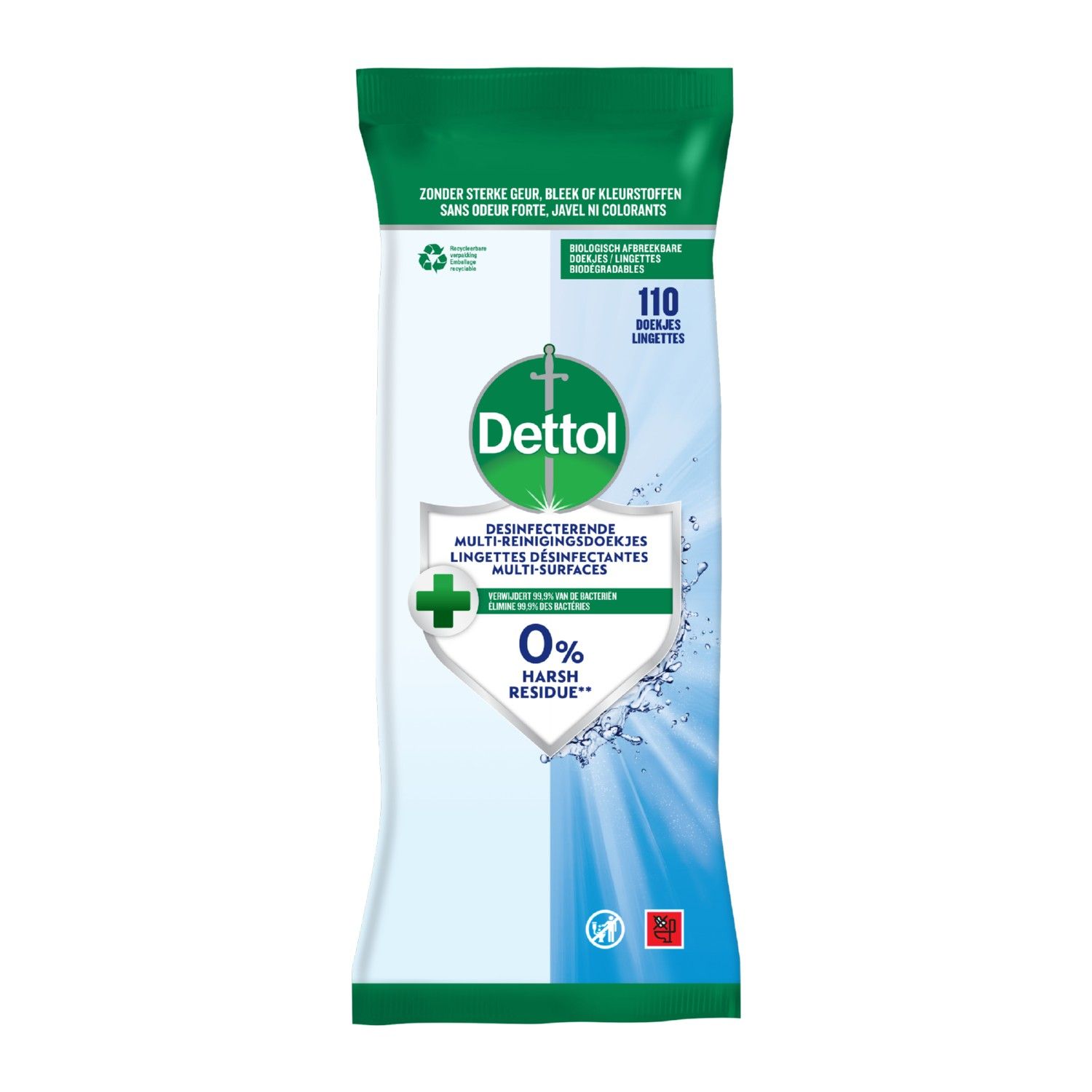 Dettol Desinfecterende Reinigingsdoekjes (110 stuks)