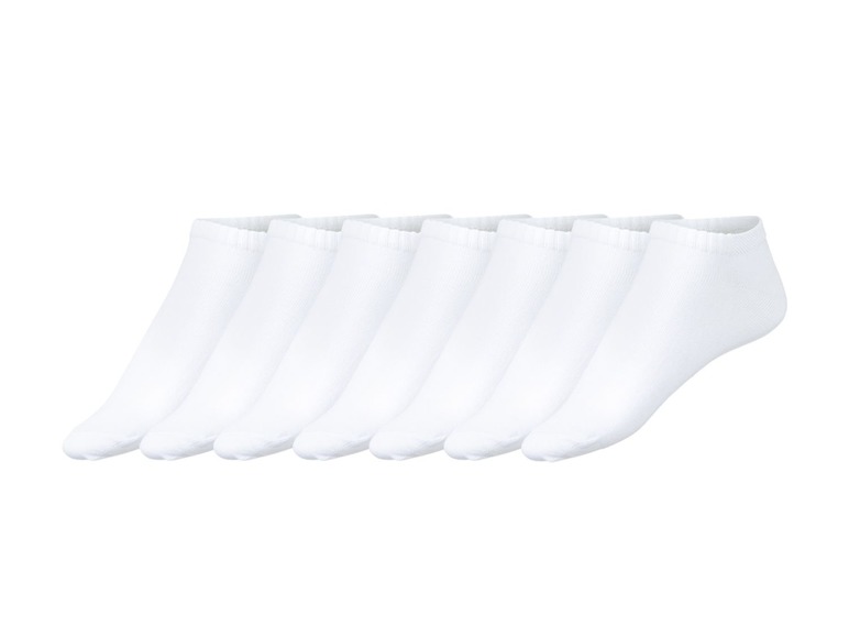 Sneakersokken voor dames, 7 paar, biokatoen