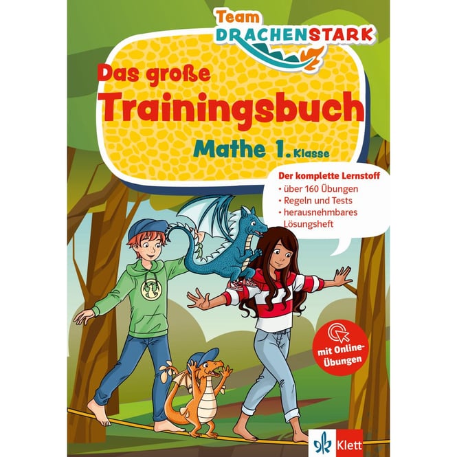 Team Drachenstark - Das große Trainingsbuch - Mathe 1.Klasse