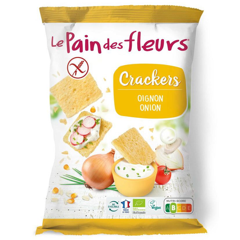 Blumenbrot Zwiebelcracker glutenfrei