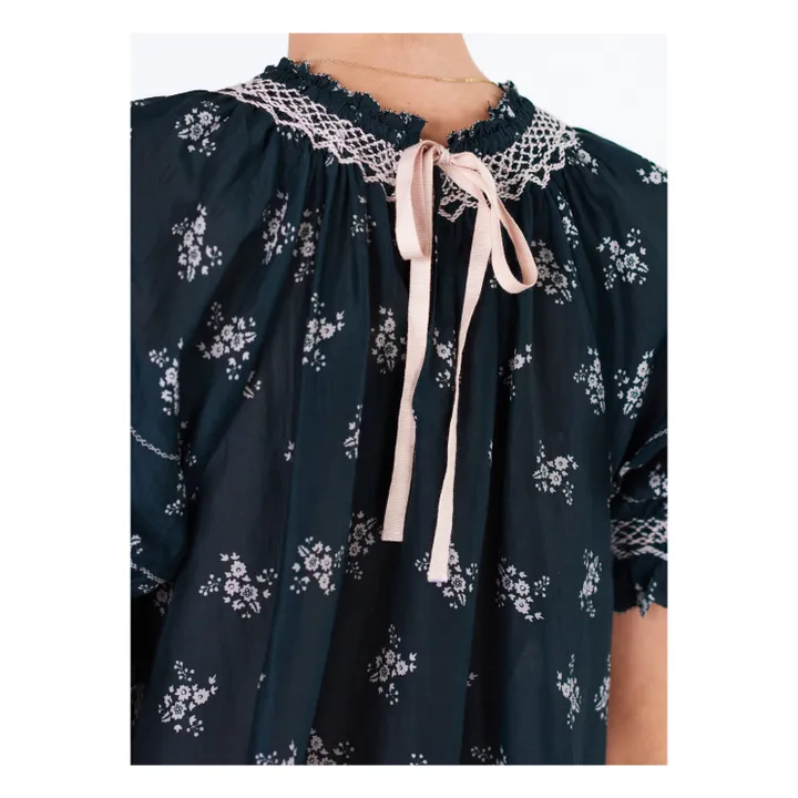 M.A.B.E. Blouse Imprimé Vivi | Noir