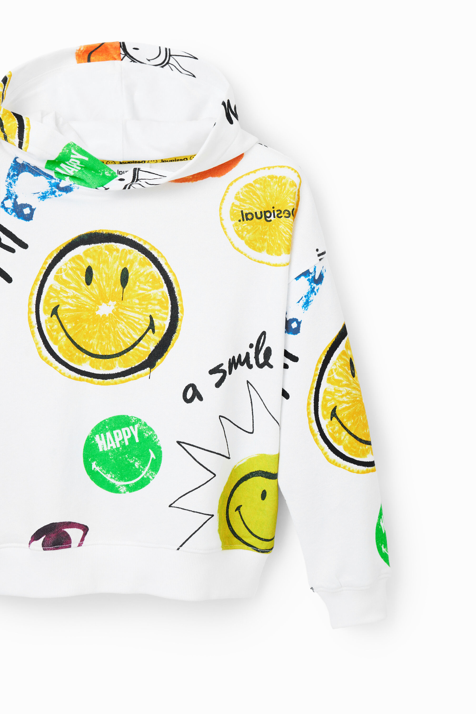 Sweat-shirt oversize Smiley