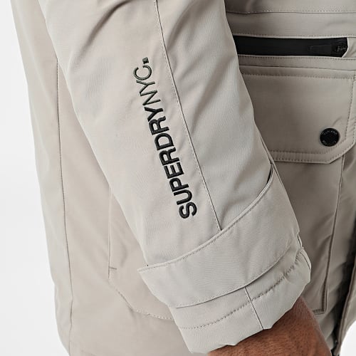 Parka Capuche City Beige Taupe