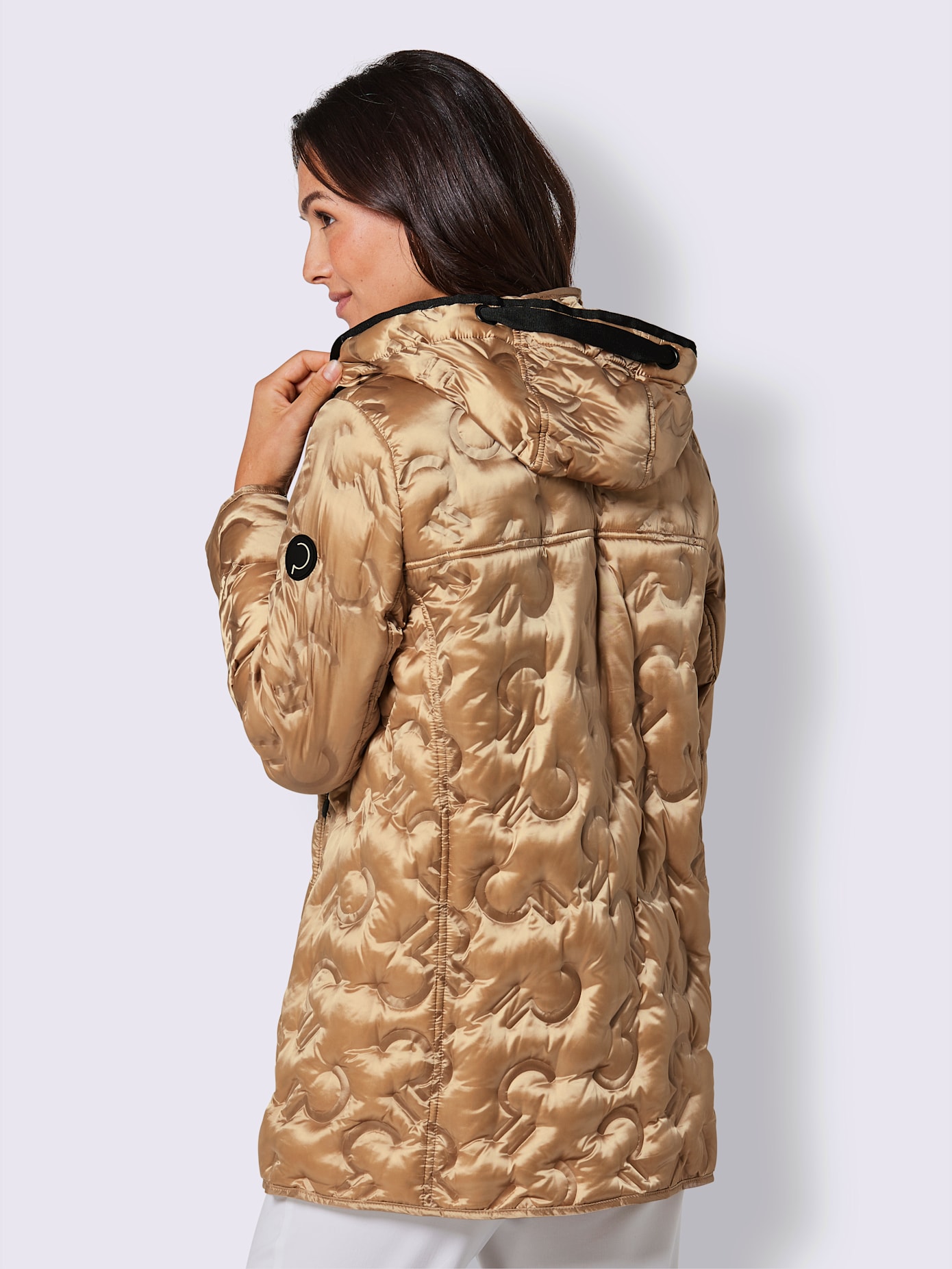 Veste en duvet aspect gaufré