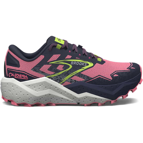 Chaussure trail BROOKS W CALDERA 7 PINK/PEACOAT/SUNNY LIME