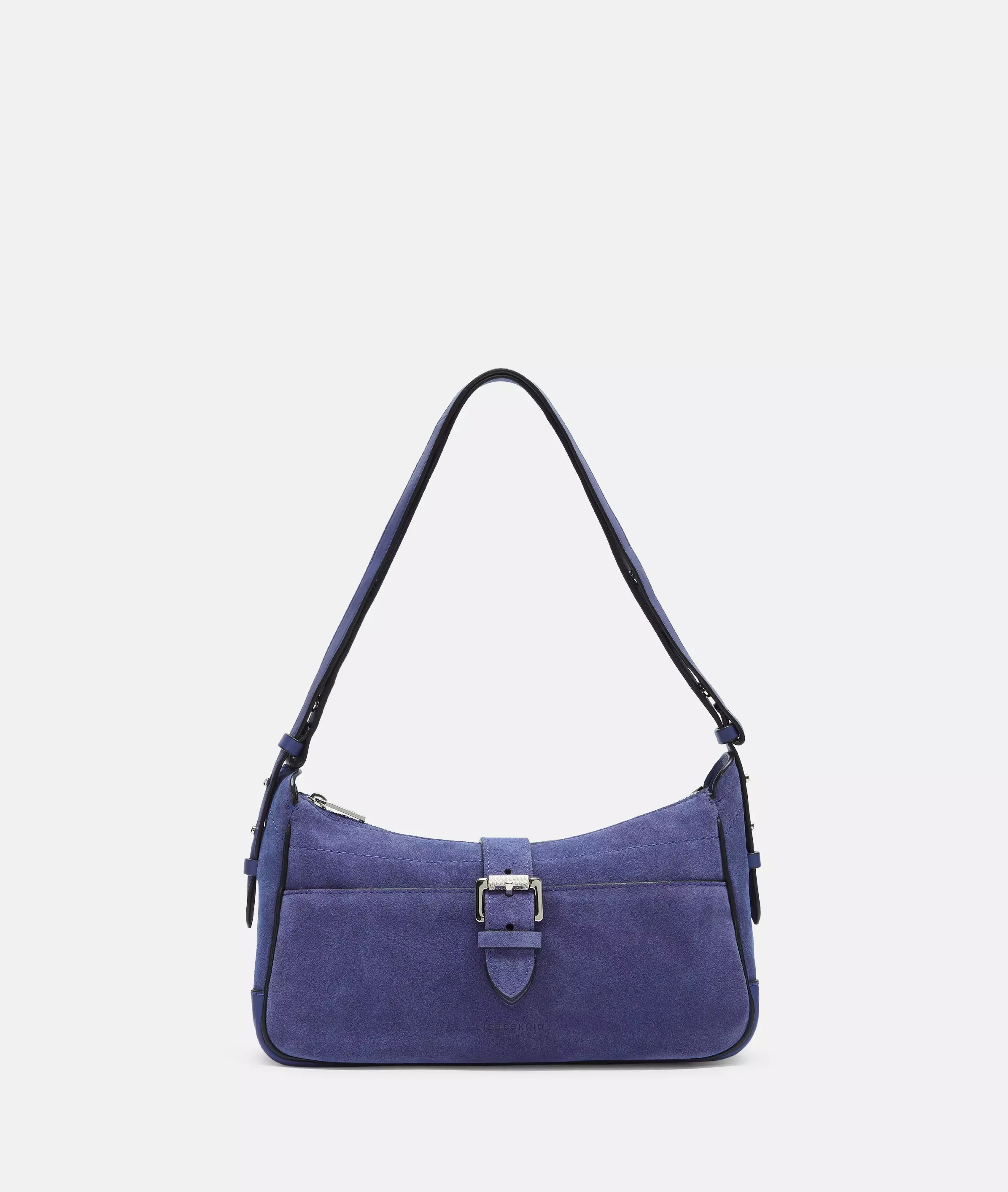 Ren Baguette S Handy suede shoulder bag
